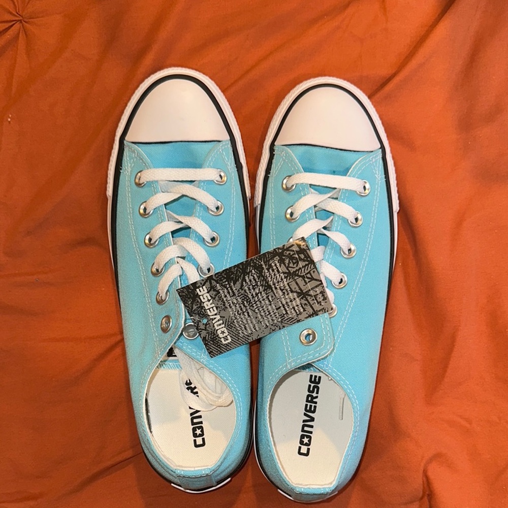 Converse Sky Blue Canvas Sneakers